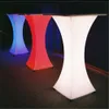 16 kleuren veranderende LED-cocktailtafelstoel Commercieel meubilair Evenement Feesttuindecoratiebenodigdheden Nieuw Fashion260z