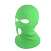 Cappellini da ciclismo Maschere Passamontagna a 3 fori Cappelli lavorati a maglia Cosplay Ninja Tactical Full Face Cover Unisex Winter Warm Ski Mask Solid Skullies Cap