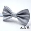 Полиэстер Bowtie Classic Сплошная цветная бабочка свадьба вечеринка галстук малыш костюм смокинг Dicky Pet Bow галстук