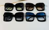 617 Katrine Quadratische Sonnenbrille Schwarz Gold Grau Farbverlauf Sommer Übergroße Sonnenbrille Mode Schattierungen Urlaub Brillen Herren mit box283b