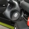 Car Key Hole Ignition Switch Decoration Stickers for Suzuki Jimny 19-20 Carbon Fiber 1PCS