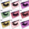 3D Yanlış Kirpik Toptan Faux Saç Lashes Yanlış Göz Kirpik Mix Stilleri Sahte Vizon Kirpik Uzatma Makyaj Aracı M01-M10 Serisi