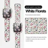 Leopard Rose Crânio Impressão de Silicone Correias com Casos Protetores Substituição Pulseira Bandas de Pulso para Apple Watch Series 6 5 4 3 2 1 SE 38mm 42mm 40mm 44mm