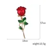 Pins Broschen Mode Elegante Rose Blume Brosche Koreanische High-End-Emaille Anstecknadel Hemd Kleid Kleidung Geschenke Für Frauen Schmuck Kirk22