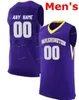 Nik1 NCAA College Washington Huskies Basketball Jersey 0 Jaden McDaniels Quade Green 1 David Crisp Nate Roberts Cousu sur mesure