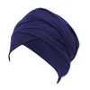 New Ladies Stretch Cotton Long Tail Wrap Cap Scarf Hat Ethnic Turban Hat Hair Accessories