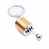 Creative Car 6 Speed Gear Box Gear Head Keychain Manual Transmission LEVER METAL Key Rague Refetting Metal Pendant Pendentif G1019