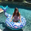 Rooxin – cercle gonflable sirène en caoutchouc, pour enfants et adultes, flotteur de piscine, anneau de natation en plein air, fête de plage d'été, Toys6239717