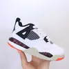 Infant 4s White Cement Kids Basketball Shoes Alternate For Love Of The Game NewBorn Toddlers Children Outdoor Sports Sneakers boy girls Trainers