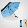 Mini Paraply Folding Parasol Sunny Anti UV Små Pocket Paraplyer Regn Kvinnor Nyårsgåva Paraguas Mujer Sombrilla Ombrello