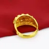 Kluster ringar Bohemian Vintage Style 925 Silver Ring Kvinnors Guldfylld yta 24K Bröllop Smycken Gift
