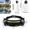 Marsupio da corsa Marsupi sportivi impermeabili Cintura da corsa per maratona Uomo Donna Fitness da equitazione all'aperto con borraccia