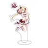 Keychains Anime Hololive Vtuber akryl USADA Pekora Uruha Rushia Hosimati Suisei Inugami Korone Bags Stand Model Figure Fans KeyC5143982