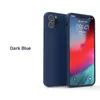 Duurzame Zachte Matte Siliconen Mobiele Telefoon Beschermende Cases voor iPhone 13 Mini Pro Max 12 11 Serie XS Rechte rand 1: 1 Maat Cellphone Cover DHL