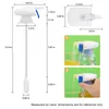 Kids Drinking Straws Dispenser Electric Automatic Tap Dispensers for Water Milk Juice Beer Spill Proof Christmas Halloween Party WH0412