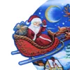 Décorations De Noël Ornement En Métal Santa Sleigh Vacances Arbre Pendentif Suspendus Yard Props Pour La Décoration Intérieure