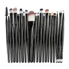 20 kinds styles of makeup brushes set beauty tools eye eyebrow shadow sponge lip brush with tube fine eyeliner super quality