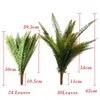 50-65 cm Tropische Perzische planten Grote kunstmatige palmboom nep fern blad plastic muur opknoping plant voor thuis buiten bureau decor 211104