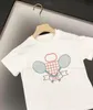 Летние футболки для мальчиков и девочек. Дизайнерская одежда. Детская рубашка-поло с круглым вырезом для мальчиков с буквенным принтом. Одежда для малышей TShirt8596766.