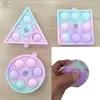 Newparty favor spinner push borble crianças stress relevo aperto brinquedo antistress suave miúda crianças-brinquedos rrf12307