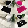 European Style Designer Fluffy Toiletbril Covers Home Hotel Badkamer Furry Tapijt Absorberende Stille Non Slip Bad Mat