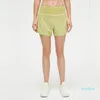 Sportshorts mit hoher Taille, Speed Up MidRise Short, 11 cm, gefüttert, Damen-Outfit, schnelltrocknend, lockere Laufbekleidung, Reißverschlusstasche hinten, Fitnessstudio, Yoga, P9158648