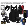 Set completo di equipaggiamento protettivo Sanda Bambini adulti Club di arti marziali Combattimento Boxe Attrezzatura per l'allenamento Tuta da combattimento reale Ginocchiere per gomiti