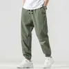 Men Cargo Harem Joggers Pants Streetwear Mens Harajuku Hip Hop Hipster Casual Sweatpants Trousers Pants Elastic Waist S-5XL Y0927