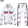 Printemps automne hommes survêtements Polo sweats cheval broderie survêtement sport costume hommes vêtements de sport ensemble grande taille M-2XL 2023