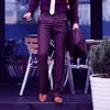 Męskie garnitury Blazers wiosna jesień mody Man Classic All-Match Long Suit Spodni Mężczyzna solidny kolor mężczyzn Casual Business Flare Pants S50