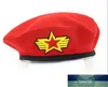 Mulheres Party Capitão Cap Para Cosplay Berets Feminino Crochet Chapéus Militares Star Tampão Liso Casquette Navy Tampão Fábrica Preço Especialista Qualidade Qualidade Mais Recente estilo original