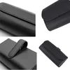 Andra interiörstillbehör Bilglasögonfodral som hänger Sun Visor Pu Leather Solglasögon Holder Bill Card Storage Automotive