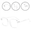 Fashion Sunglasses Frames Fashionable Big Frame Lightweight Flat Lens Decorative Glasses Suitable For Men And Women Plain Su Yan Artifact