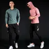 Mężczyźni Pack Training Garnitur Bieżnia Sportowa Odzież Gym Fitness Rock Climbing Casual Wear X0322