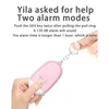 Personal Handy Alarm Safety Device Keychain USB Rechargeable Emergency Attack Anti-rape Self-defense Safety Alarm 130dB