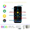 M1862 LED Strings 5m10M 100 luzes RGB controle remoto fonte de alimentação USB micro mini cobre fio de prata céu estrelado Natal Hallowee1906696