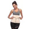 Midja Corset Cincher Belly Tummy Shapewear 9 Steelbones Zipper + Hook Closure Firm Styrbälten Slimming Body Shaper Girdle Bastu Sweat Bands