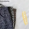 Nomikuma Leopard Юбка Женщины Осень Высокая Талия Мини Юбки Женский Повседневная Мода Нижняя Урожай улица Faldas 3C778 210514