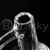 Berackyの喫煙フル溶接のファセットされたブレンダーの石英のバンジャー斜めの端18mmのODネイルのためのガラス骨のダブリのリグのパイプ