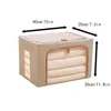 Clothing Storage & Wardrobe Non Woven Fabric Large Capacity Dirty Clothes Collecting Bag Quilt Blankets Bags With Clear Window Organizer