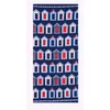 Towel 70*145cm Blue Color Printed Summer Absorbent Microfiber Bath Beach Drying Washcloth Swimming