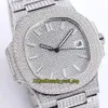 Top Auality 571910G010 18K White Gold Fully Paved With s Cal8215 Automatic Mens Watch Strap Diamond Dial Luxry Watches catstore9263007