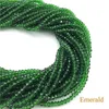 50 Strands / Toplu Tüm Gevşek 2x33x4 Faceted Rondelle Kristal Cam Boncuk Takı Bilezik Yapmak için