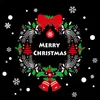 Wall Stickers Christmas Windows Sticker Santa Claus Merry Decorations For Home 2021 Ornament Year 2022 Noel Xmas Gifts