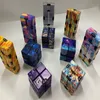 19 stili Infinity Magic Cube Creative Galaxy Fitget giocattoli Antistress Office Flip Cubic Puzzle Mini Blocks Giocattolo di decompressione