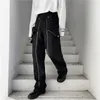 Pantaloni da uomo Fashion Design Punk Gothic Zipper Casual Multi-Pocket Player Player L8