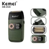 KEMEI 2 em 1 barbeador elétrico para homens recarregáveis ​​homens sem fio portáteis homens recíprocos barba trimmer lcd display km-2026 p0817