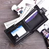 Wallets Slim Leather Multi-card-bit Bag Men Wallet Cow Pick Up Package Bus Card Billetera Portemonnee