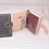 Ladies' PU soft leather passport book, travel document passport holder (with credit card slot) card holder