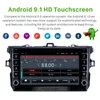 Android 10 RAM 2GB bil DVD-spelare Radio Multimedia för Toyota Corolla E140 E150 2006-2016 Enhet 2 DIN GPS-navigering